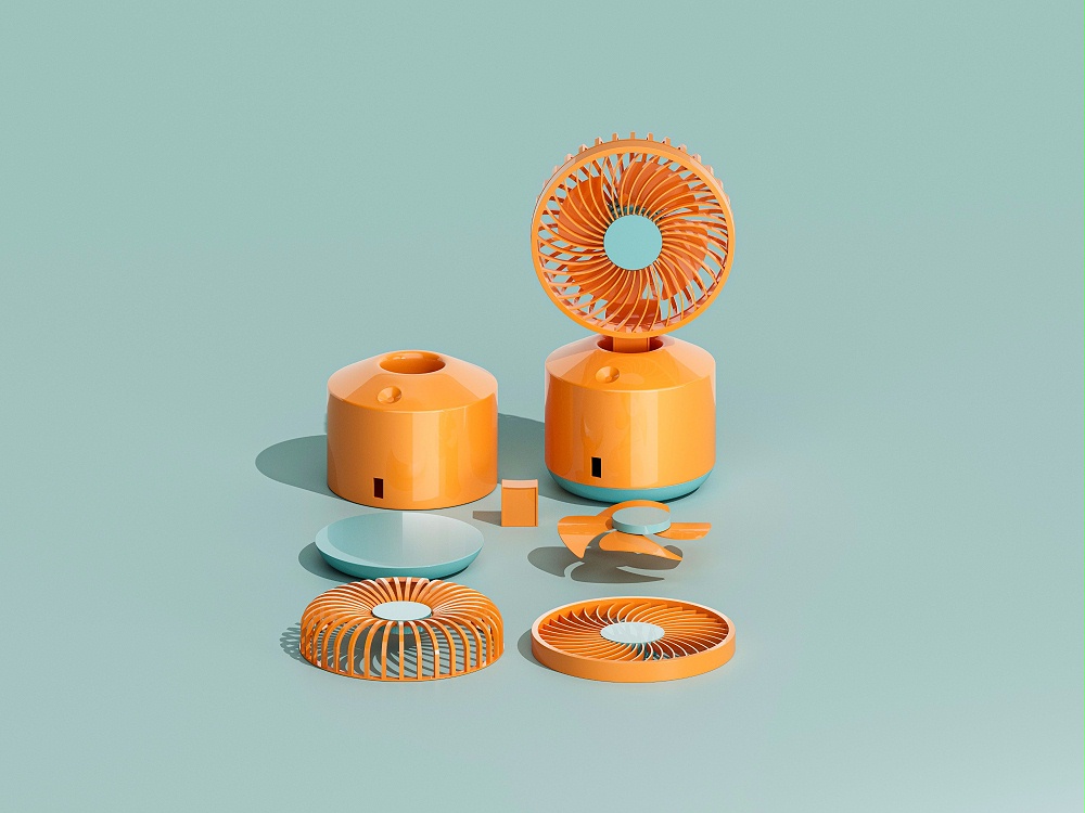 迷你風(fēng)扇塑膠外殼注塑 迷你風(fēng)扇塑膠外殼注塑